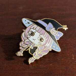Witch Girl Enamel Pin
